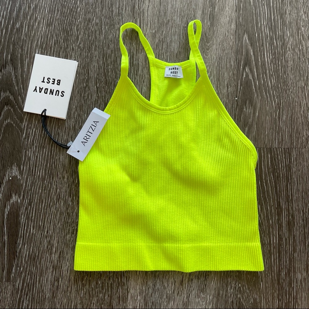 Aritzia ribbed crop